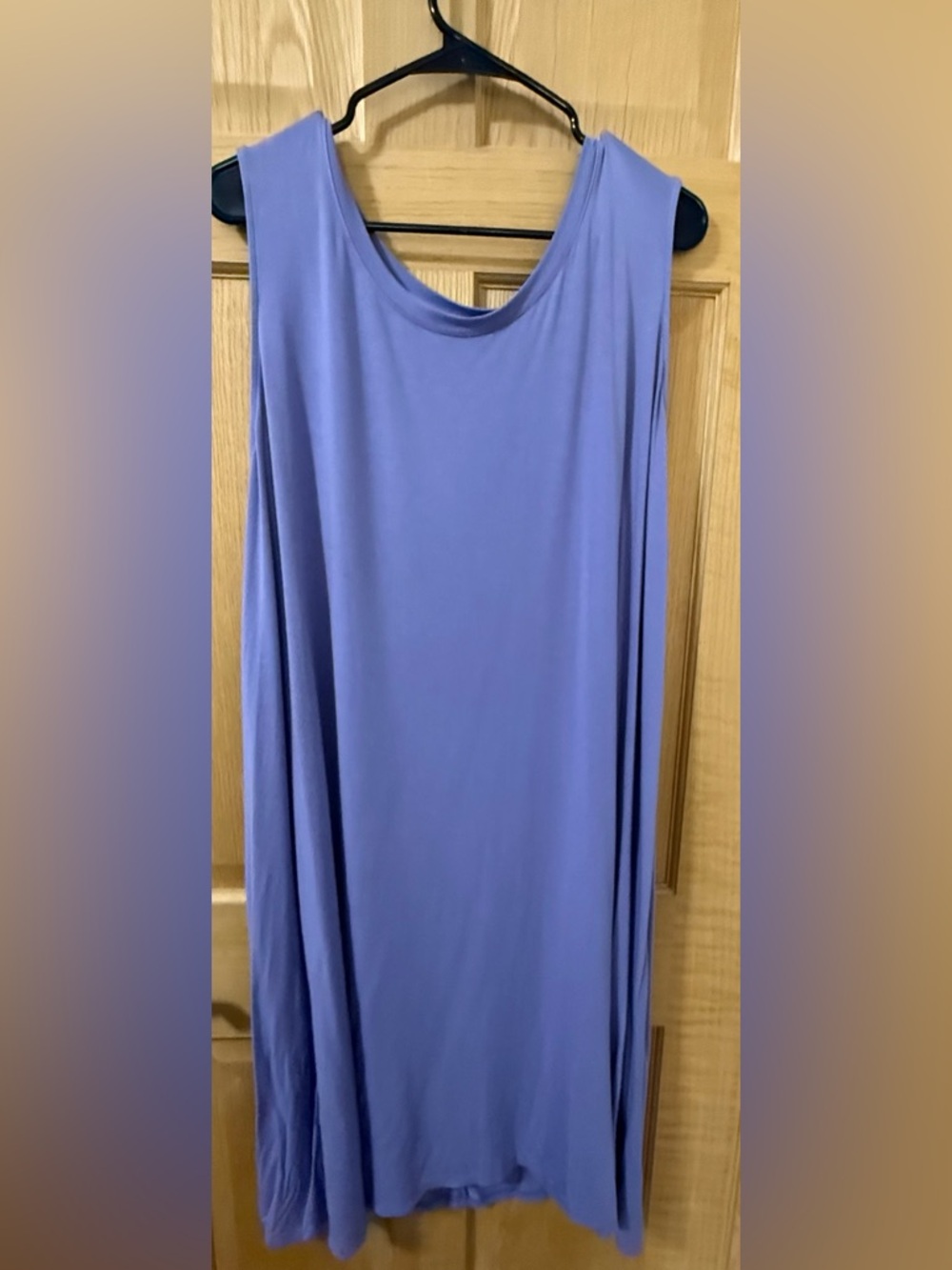 Ava & Viv Lavender Swing Tank Dress 3X Soft Flowy Minimal